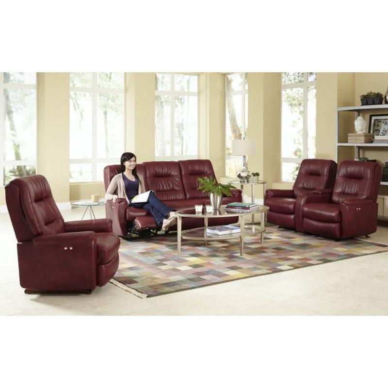 Felicia Manual Reclining Leather Loveseat (Felicia L270UC4) image 3