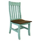 LMT Imports Turquoise Santa Rita VSERU-PT-SIL6TURQ Dining Chair