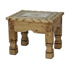 LMT Imports Rope, Stone and Star LAT017TS End Table