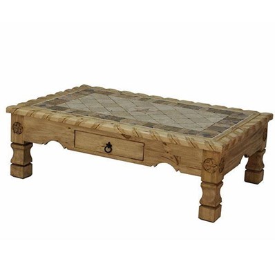 LMT Imports Rope, Stone and Star CEN023TS Coffee Table