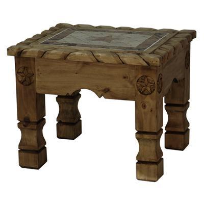 Rope, Stone and Star End Table (LAT017TS MEDIO) image 1