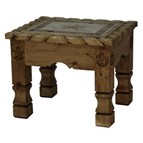 LMT Imports Rope, Stone and Star LAT017TS MEDIO End Table