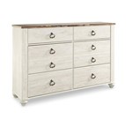 Signature Design by Ashley Willowton B267-31 Six Drawer Dresser