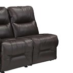 Best Home Furnishings Bodie M760C4A Armless Recliner (Chocolate)