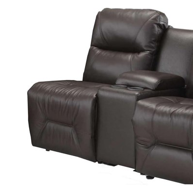 Best Home Furnishings Bodie M760CA Armless Chair (Chocolate)