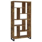 Coaster Furniture Delwin 801236 71-inch 6-shelf Bookshelf - Rustic Nutmeg