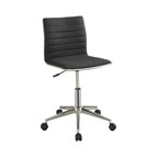 Coaster Furniture Chryses 800725 Upholstered Adjustable Home Office Desk Chair - Black