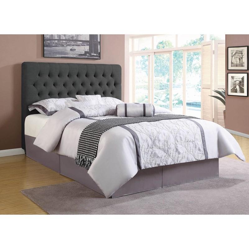 Large Picture of Coaster Furniture Chloe 300529KE King Upholstered Platform Bed