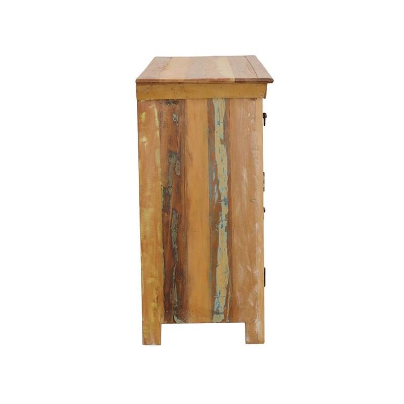 Large Picture of Coaster Furniture Harper 950367 3-door Solid Reclaimed Wood Accent Cabinet - Brown