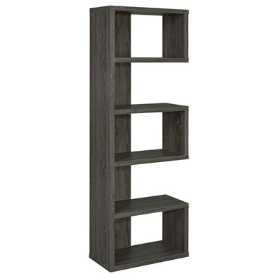 Coaster Furniture Joey 800552 71-inch 5-shelf Bookshelf - Weathered Grey