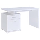 Coaster Furniture Irving 800110 47-inch 2-Drawer Office Computer Desk - White