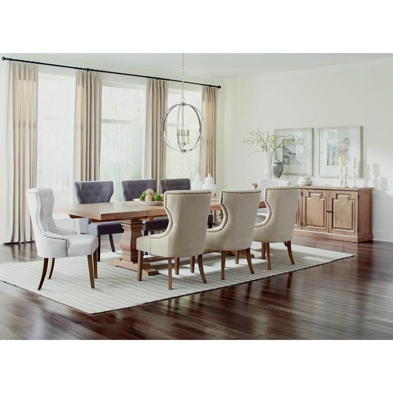 Large Picture of Coaster Furniture Florence 180205 4-door Dining Sideboard Buffet Cabinet - Rustic Honey