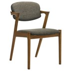 Coaster Furniture Malone 105352 Padded Wood Dining Arm Chair - Dark Walnut