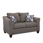 Coaster Furniture Salizar 506022 Upholstered Flared Arm Loveseat - Charcoal Grey