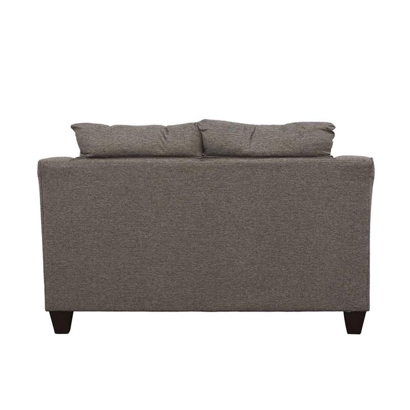 Large Picture of Coaster Furniture Salizar 506022 Upholstered Flared Arm Loveseat - Charcoal Grey