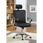 Coaster Furniture Stark 800206 Upholstered Adjustable Mesh Office Desk Chair - Black