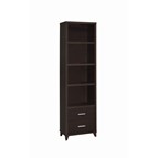 Coaster Furniture Lewes 700882 4-shelf Engineered Wood Media Tower - Cappuccino