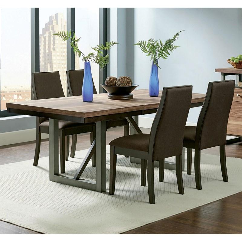 Large Picture of Coaster Furniture Spring Creek 106582 Upholstered Dining Chair - Chocolate