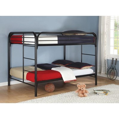 Coaster Furniture Morgan 460056K Metal Full Over Full Bunk Bed - Black