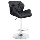 Coaster Furniture Berrington 100425 Upholstered Adjustable Bar Stool - Black