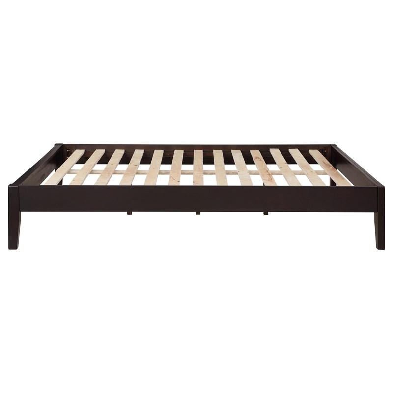 Large Picture of Coaster Furniture Hounslow 300555Q Queen Universal Platform Bed - Cappuccino