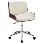 Coaster Furniture Addington 800613 Upholstered Adjustable Office Desk Chair - Ecru