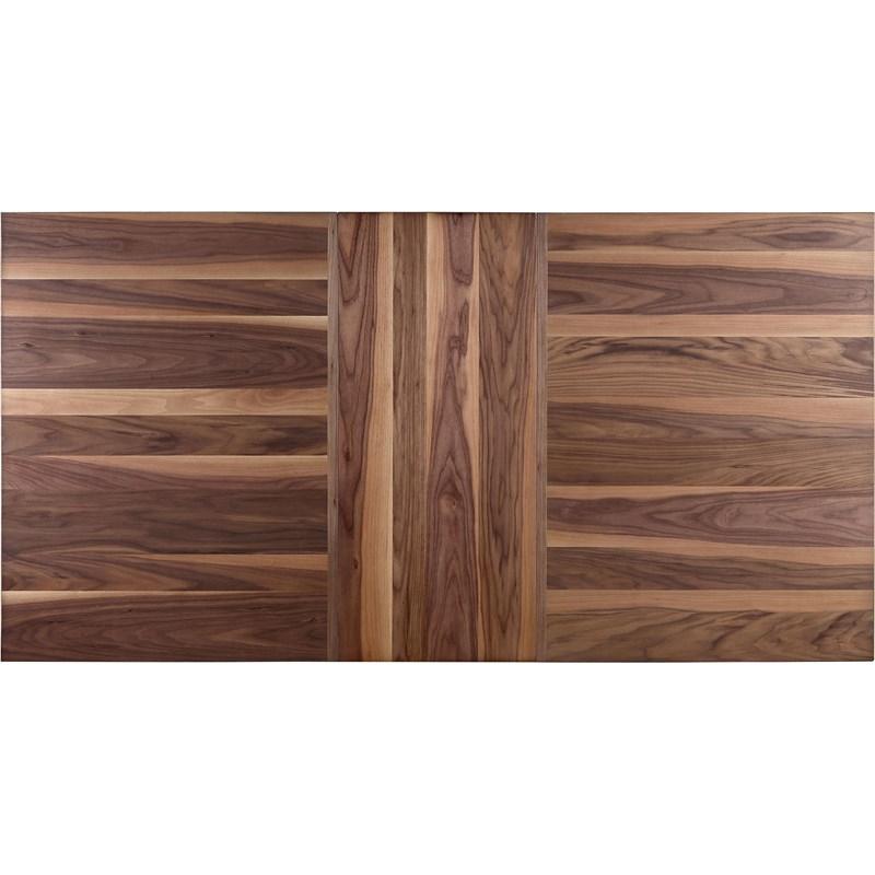 Large Picture of Coaster Furniture Spring Creek 106581 77-inch Extension Dining Table - Natural Walnut