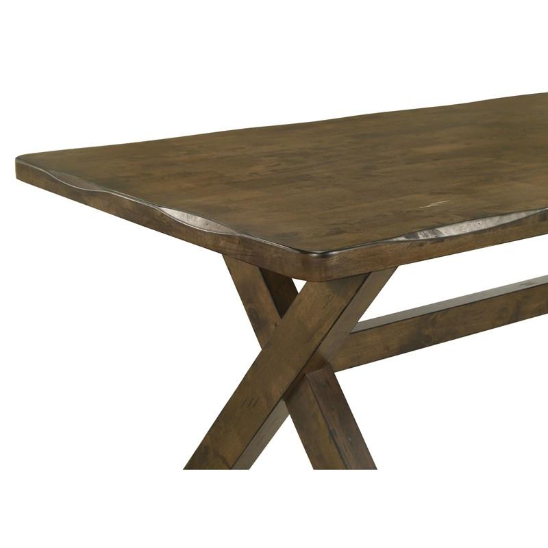 Large Picture of Coaster Furniture Alston 106381 Rectangular 71-inch Dining Table - Knotty Nutmeg