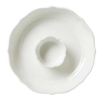 Juliska Berry & Thread Whitewash Chip `n Dip (Serving Bowls - Dipping)