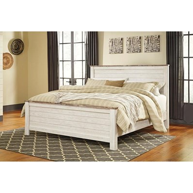 Signature Design by Ashley Willowton B267B10 King Panel Bed