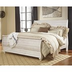 Signature Design by Ashley Willowton B267B11 King Sleigh Bed