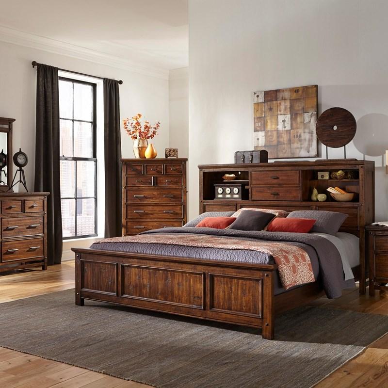Large Picture of Intercon Furniture Wolf Creek Nightstand with Two Drawers