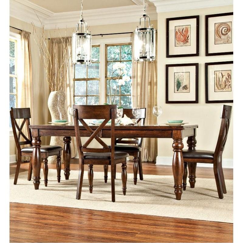 Intercon Furniture Kingston KG-TA-4290B-RAI-C Butterfly Leaf Dining Table