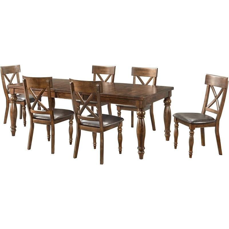 Large Picture of Intercon Furniture Kingston KG-CH-735C-RAI-RTA X-Back Side Chair