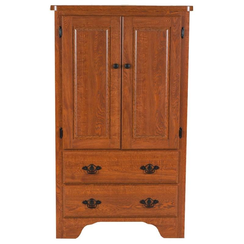 Perdue Woodworks Cottage 54312 2-Drawer/2-Door Armoire