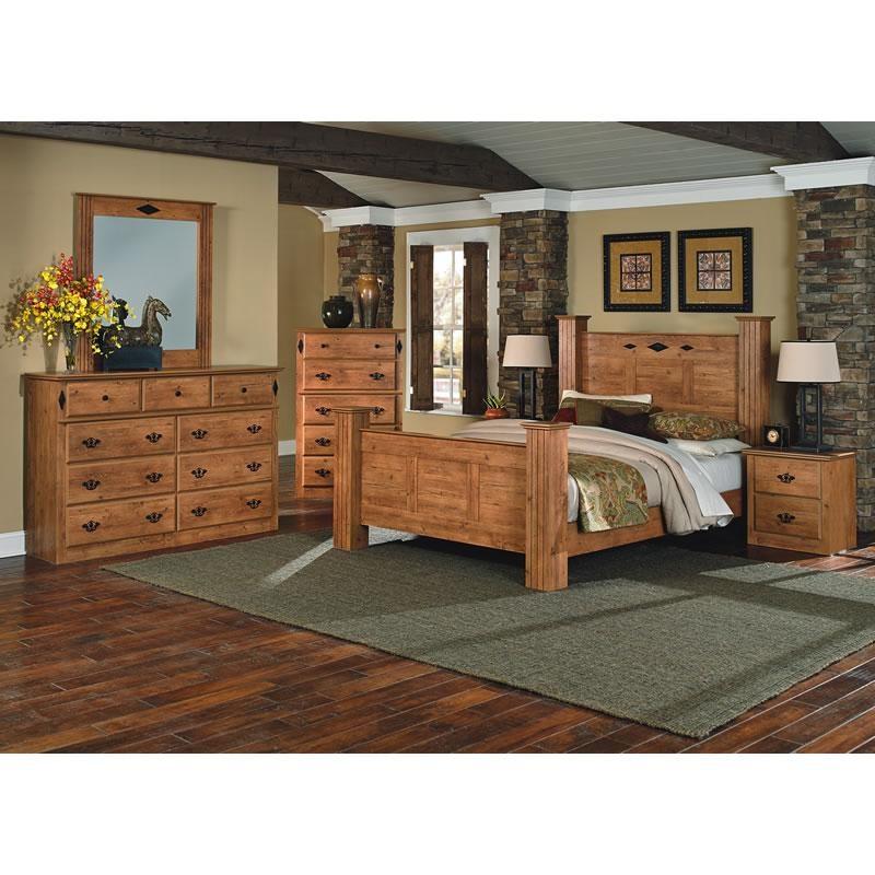 Large Picture of Perdue Woodworks Savannah Plantation 56034 King Post Headboard