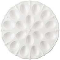 Juliska Berry & Thread Whitewash Deviled Egg Platter (Platters and Trays)