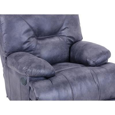 Large Picture of Catnapper Voyager 64380-7 Power Lay Flat Recliner - Slate