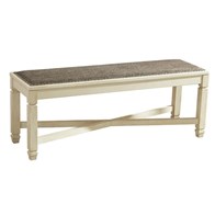 Signature Design by Ashley Bolanburg D647-00 Large Upholstered Dining Room Bench (Dining Seating - Benches)