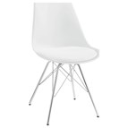 Coaster Furniture Juniper 102792 Polypropylene Dining Side Chair - White