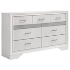 Coaster Furniture Miranda 205113 7-Drawer Dresser - White