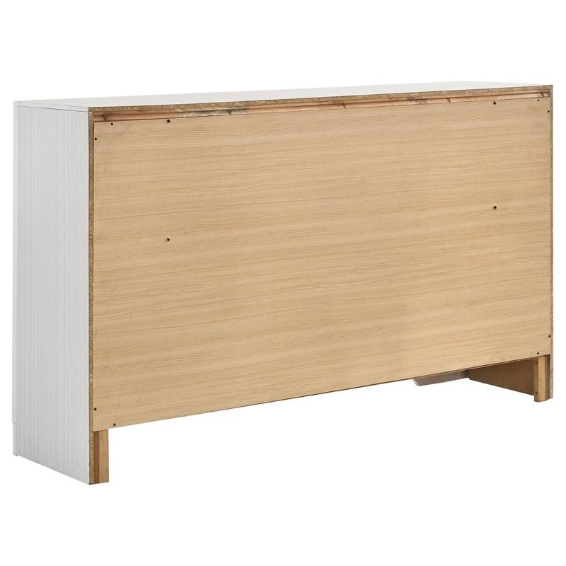 Large Picture of Coaster Furniture Miranda 205113 7-Drawer Dresser - White