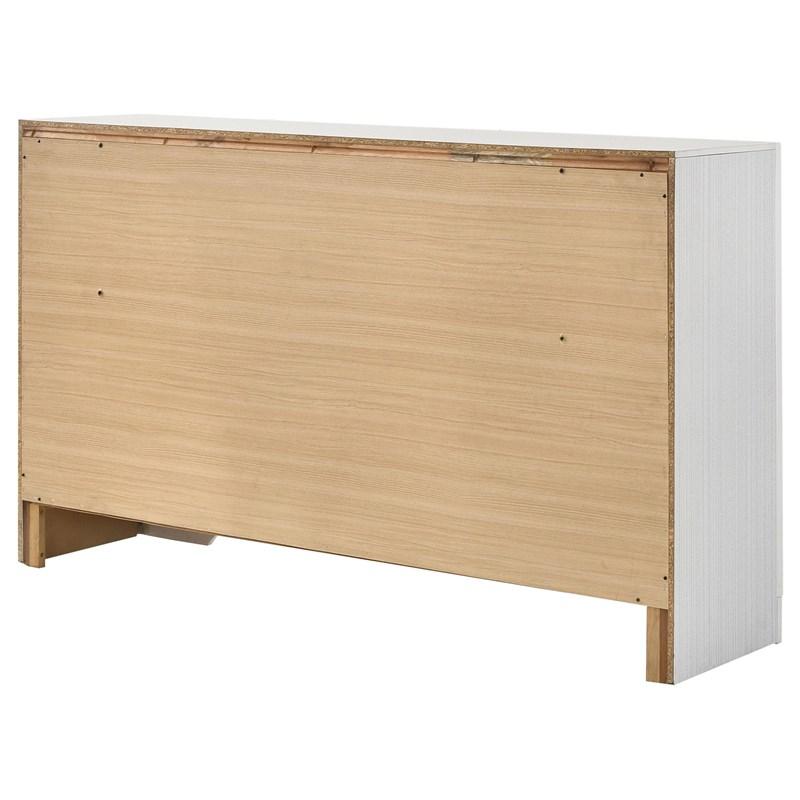 Large Picture of Coaster Furniture Miranda 205113 7-Drawer Dresser - White