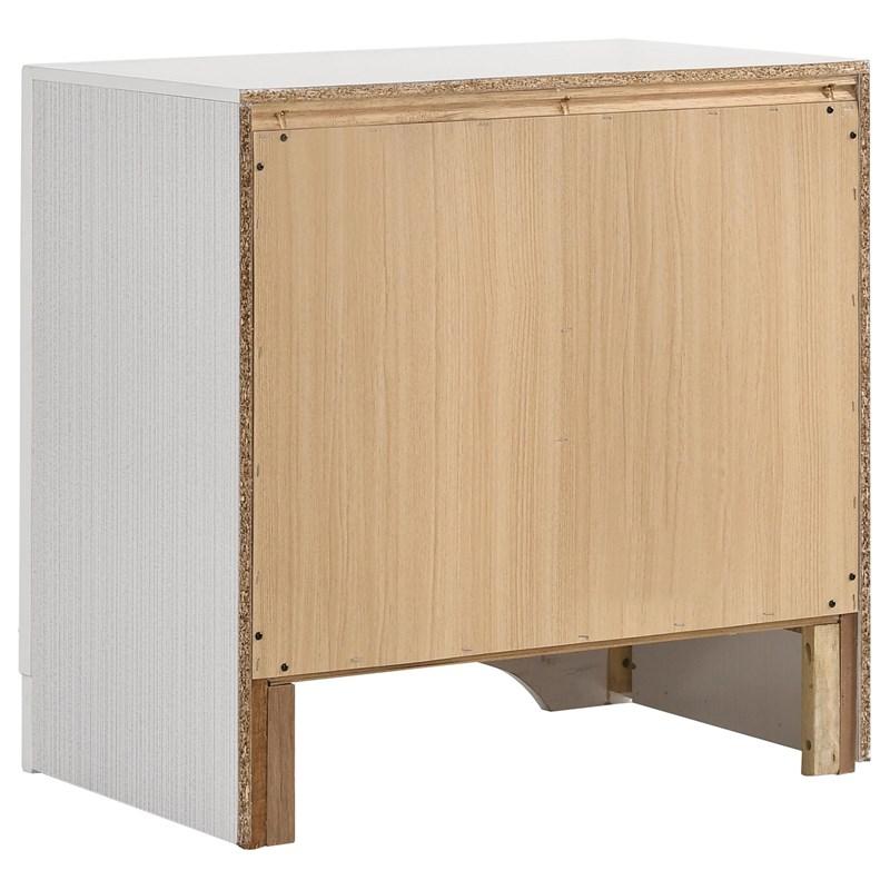 Large Picture of Coaster Furniture Miranda 205112 2-Drawer Nightstand - White