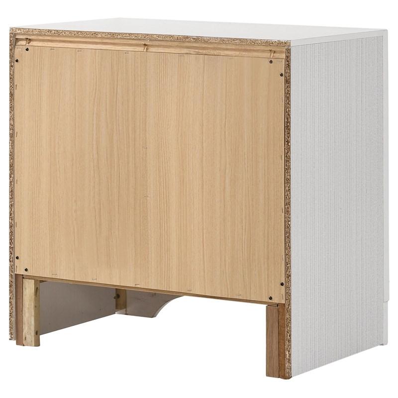 Large Picture of Coaster Furniture Miranda 205112 2-Drawer Nightstand - White