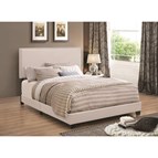 Coaster Furniture Boyd 350051F Upholstered Full Panel Bed - Ivory