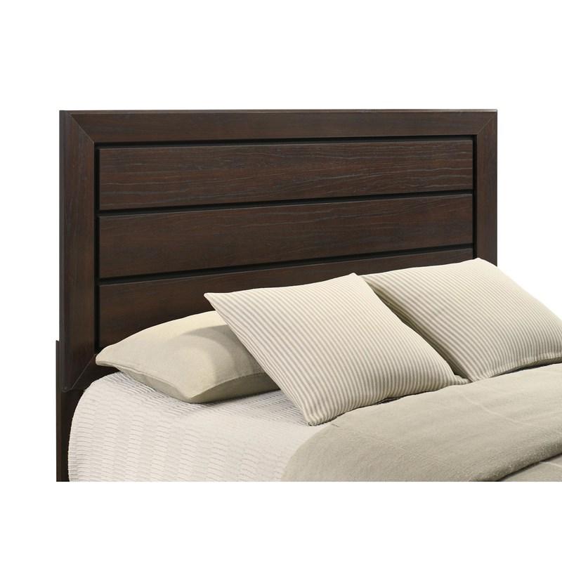 Large Picture of Coaster Furniture Kauffman 204390KE Wood Eastern King Storage Panel Bed - Dark Cocoa