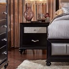 Coaster Furniture Barzini 200892 2-Drawer Nightstand - Black