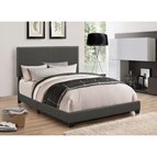 Coaster Furniture Boyd 350061Q Upholstered Queen Panel Bed - Charcoal