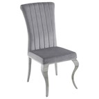 Coaster Furniture Betty 105073 Velvet Upholstered Dining Side Chair - Grey